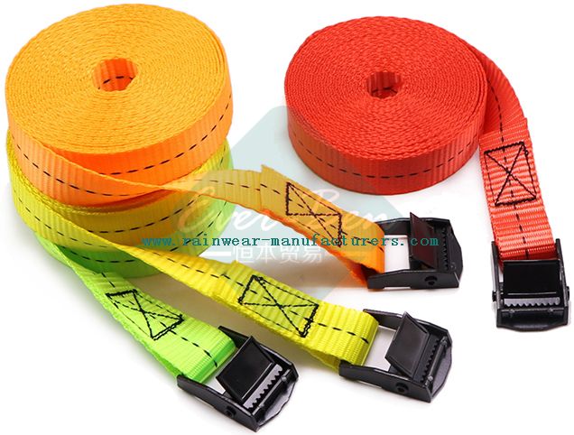 25mm Orange cam buckle lashing strap-webbing straps and fittings